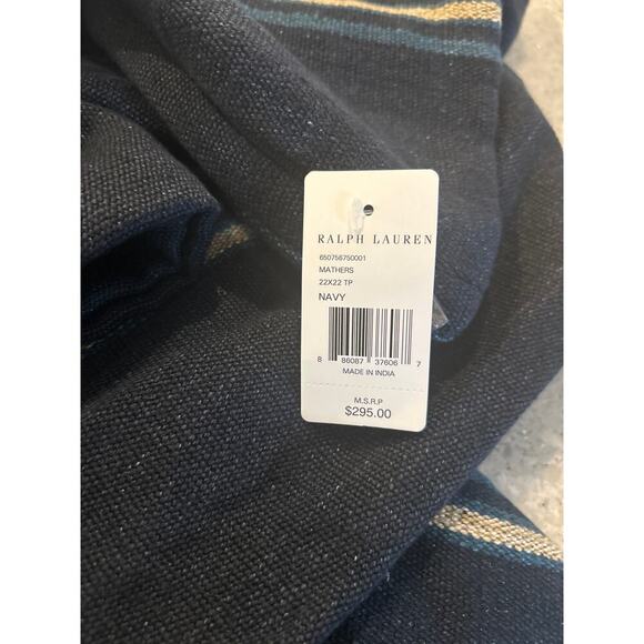 Ralph Lauren Mathers Throw Pillow Sham 22x22 - Picture 6 of 7